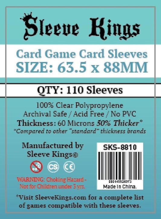 card sleeves 63.5 x 88mm Eschaton and designed to actually fit the cards snuggly 63.5 x 88 mm Hard