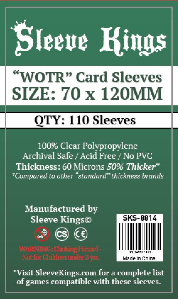 Sleeve Kings Standard "WOTR" Card Sleeves (70x120mm) -110 Pack, -SKS-8814