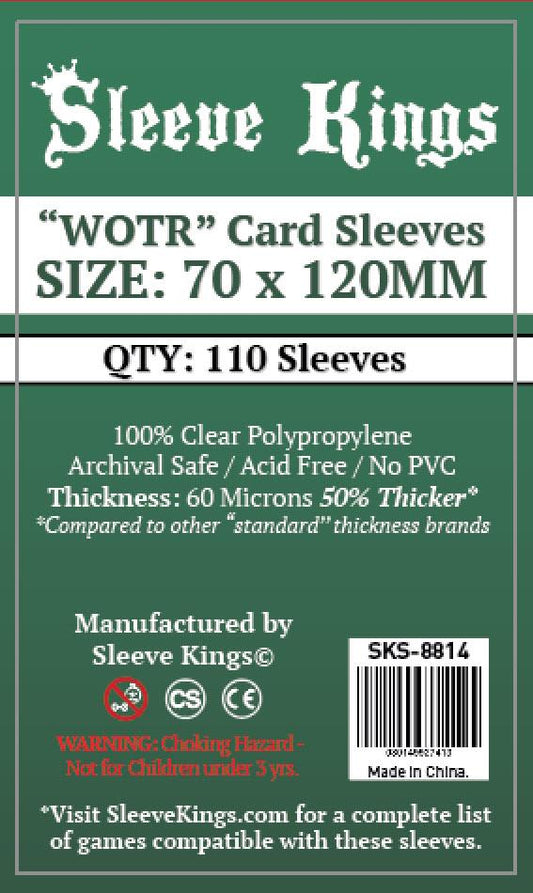 Sleeve Kings Standard "WOTR" Card Sleeves (70x120mm) -110 Pack, -SKS-8814