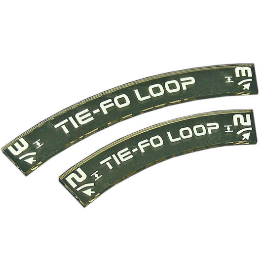 Space Fighter TIE-FO LOOP Maneuver Gauge Set, Transparent Bronze (2)