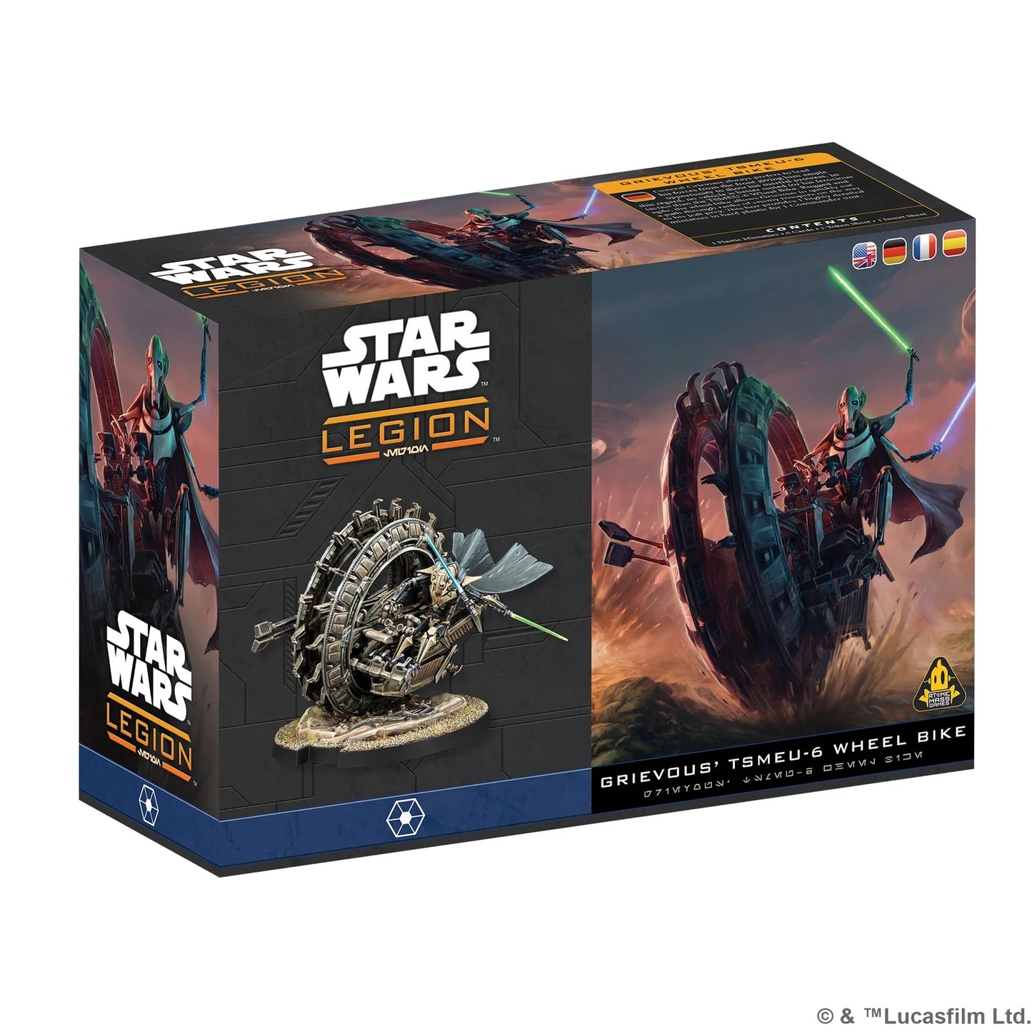 Star Wars Legion General Grievous TSMEU-6 Wheel Bike