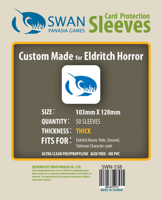 swan panasia card sleeves 41x63mm -100 Pack, Thick (SWN-543) 90x90mm - Premium - Swan