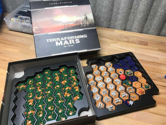 Terraforming Mars Small Box 3D tiles