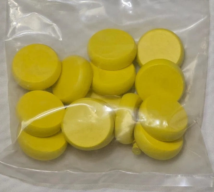 Yellow Premium Crokinole discs