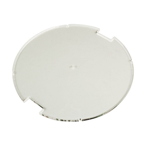 100mm Circular Notched Base Compatible with SW: Legion, 3mm Clear