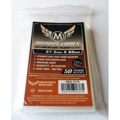 50 Mayday Games Premium Chimera Game Sleeves (57.5 x 89 MM) MDG7078