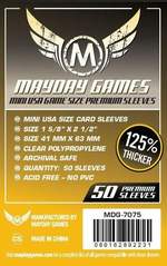 50 Mayday Games Premium Mini USA Card Sleeves (41 MM X 63 MM) MDG7075