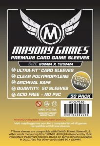 50x Mayday Games Premium Large Sized Card Sleeves #3: 80x120mm Sleeves for Dixit and more (MDG7146)