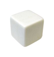 Blank six sided dice