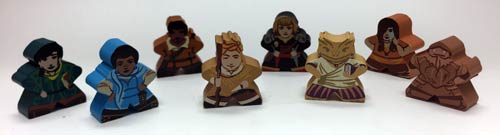 Character Meeples for Near and Far