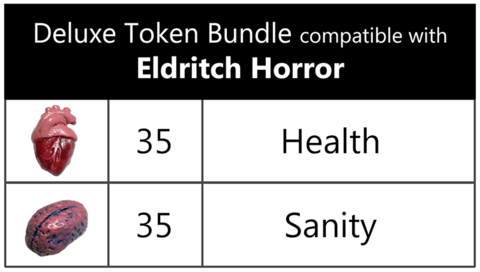 Eldritch Horror Realistic Resource Tokens
