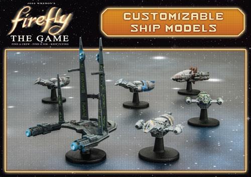 Firefly Board Game Resin Ships (customisable and unpainted)