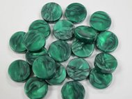 Green Marbleized Plastic Disc