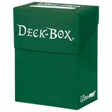 Dark Green deck box for LCG cards