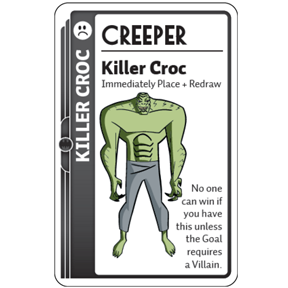 Killer Croc promo for Batman Fluxx