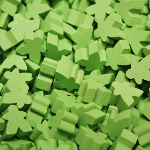 Lime Green mini meeple