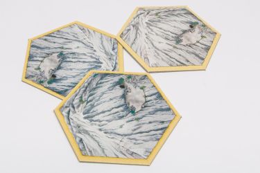 Pack of 3 Mountain hexes