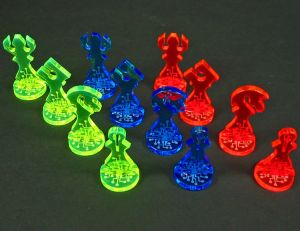 Net Hacker, Chess Program Marker Set, mixed colour set