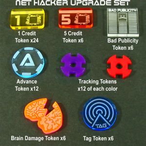 Net Hacker token Set for Android Netrunner LCG