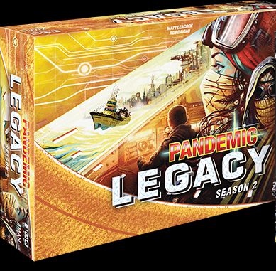 Pandemic board game Legacy season 2 yellow