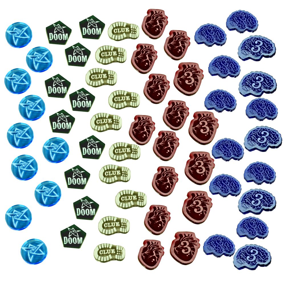 Plastic token set for Elder Sign