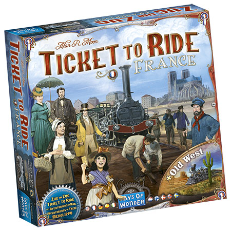Ticket to Ride Map Collection 6- France and the Old West