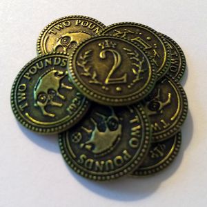 Scythe Promo #10 -15 Metal $2 Coins