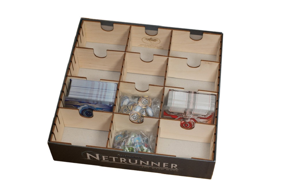 Sleeved Card Game Organizer for the original core Netrunner set