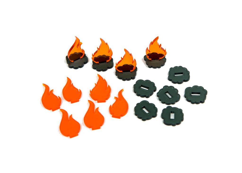 Smoke and Fire Tokens for Flash Point