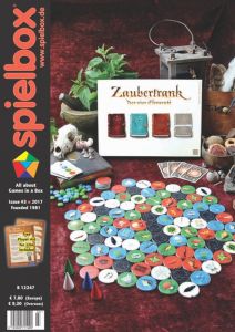 Spielbox magazine 03 2017 wth Action overview for Ulm