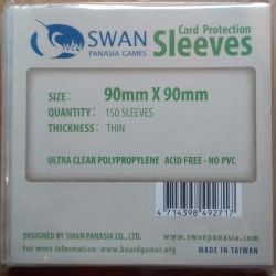 Swan Card Sleeves: 90x90mm Std- 130 per pack
