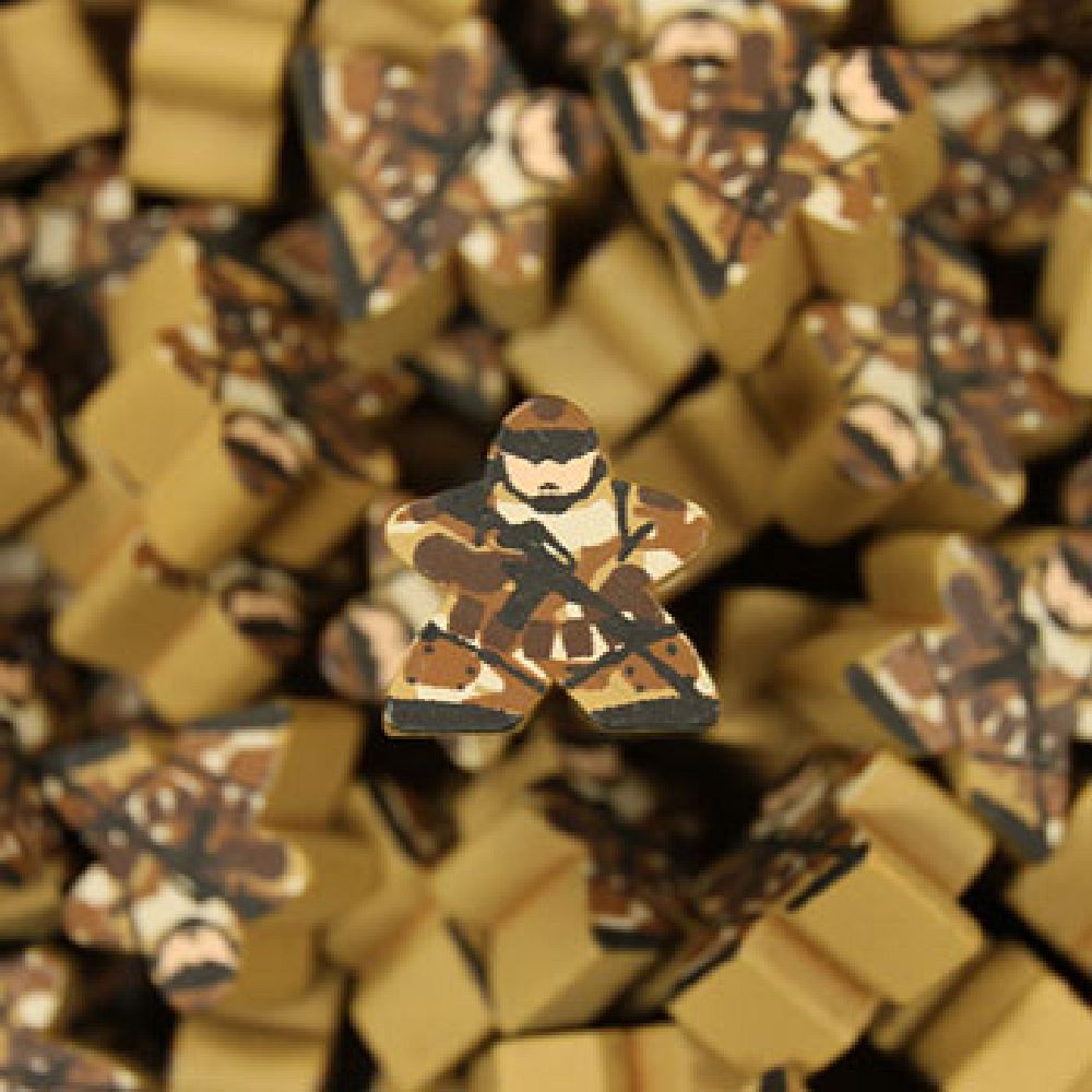 Desert Camo Soldier megameeples