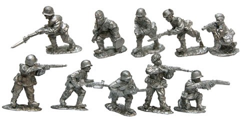Warfighter World War II: Russian Metal Soldier Miniatures