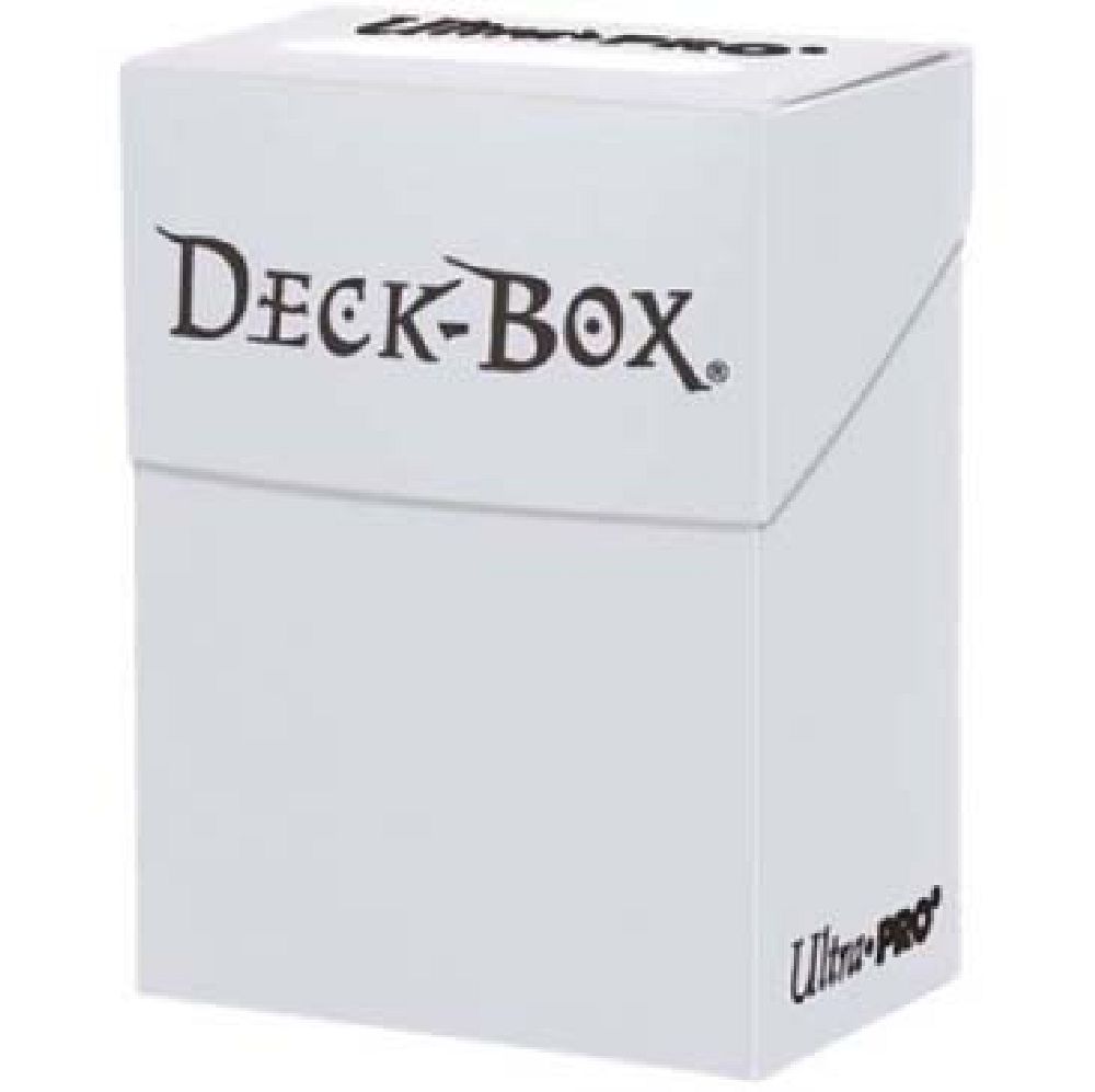 White deck box for LCG cards