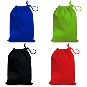 Red Large cotton bag ideal for Carcassonne tiles