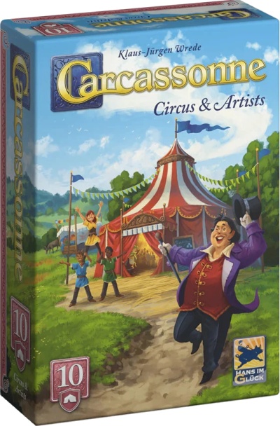 Carcassonne 3.1 Circus and Artists expansion 10