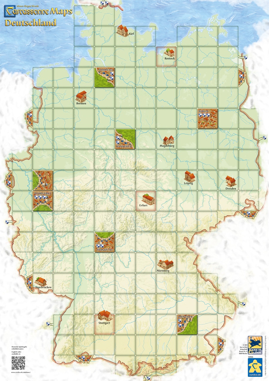 Carcassonne Maps - Germany