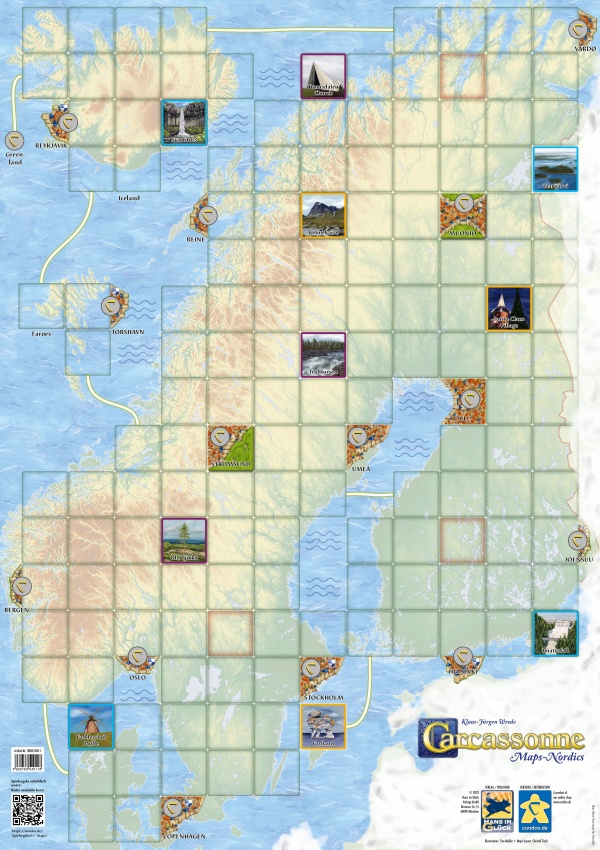 Carcassonne Maps - Nordic
