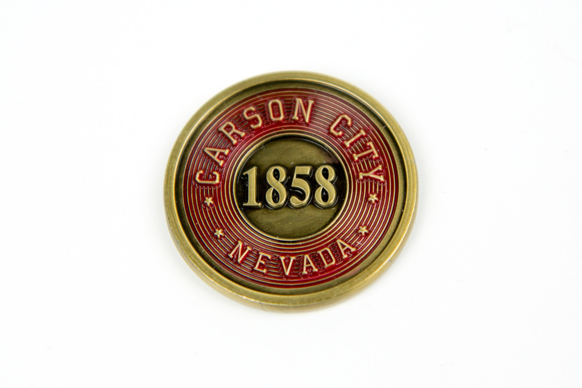 Carson City Metal Turn Marker Coin