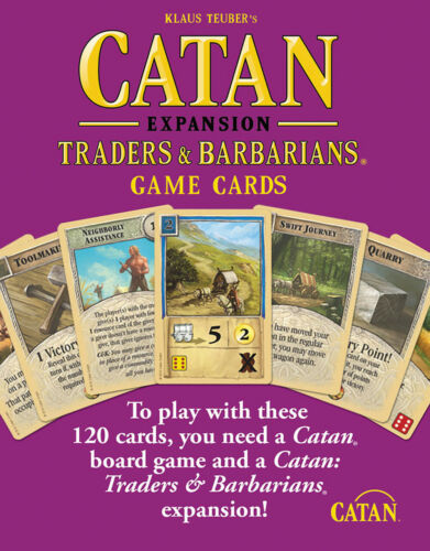 Catan accessory Traders and Barbarians Game Cards