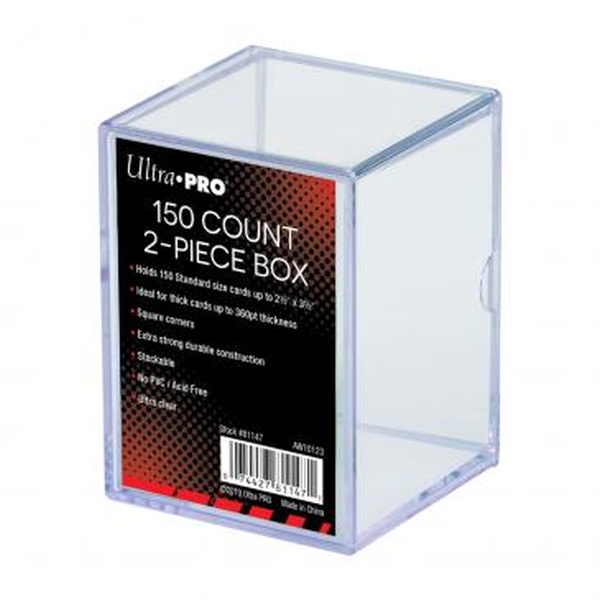 Clear Gaming box for LCG cards ideal for sleeved cards