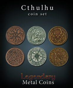 Cthulhu Coin Set Legendary Metal Coins