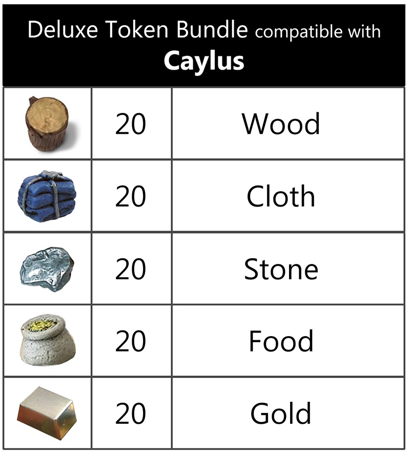 Deluxe Token Bundle compatible with Caylus
