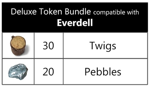 Deluxe Token Bundle compatible with Everdell