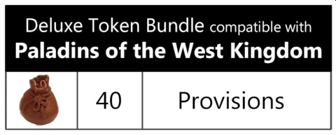 Deluxe Token Bundle compatible with Paladins of the West Kingdom
