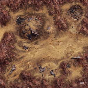 Desert Junkyard Gamemat for Star Wars Legion