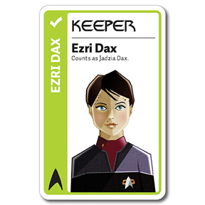 Ezri Dax Star Trek Deep Space Nine Fluxx promo card
