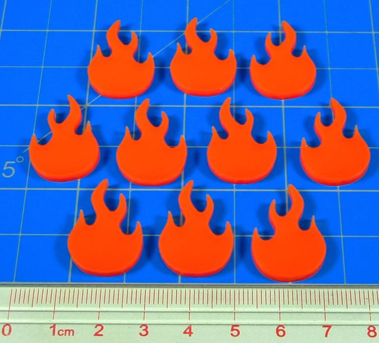 Fire Tokens for Flash Point Fire Rescue