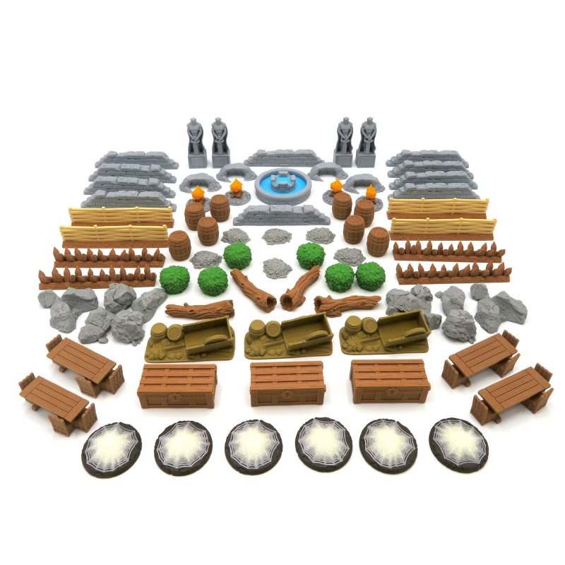 Full Scenery Pack for Journeys in Middle Earth (LOTR) - 77 Bioplastic pieces
