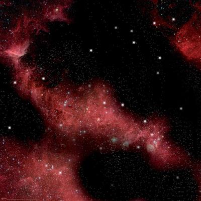 Gaming Mat - Ice Comets / Fiery Nebula